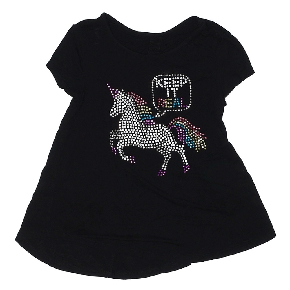 Justice Sparkle Unicorn Girl’s T-Shirt Size 7